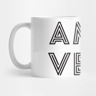 Ambivert - Black Print Mug